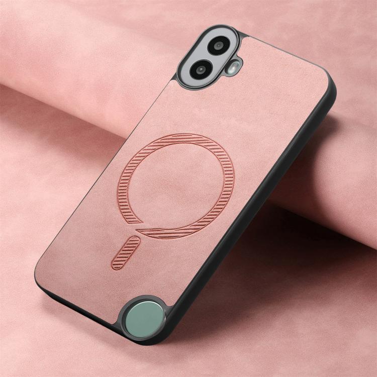 Retro Magsafe Magnetic PU Back Cover Phone Case, Compatible with Nothing CMF Phone 1