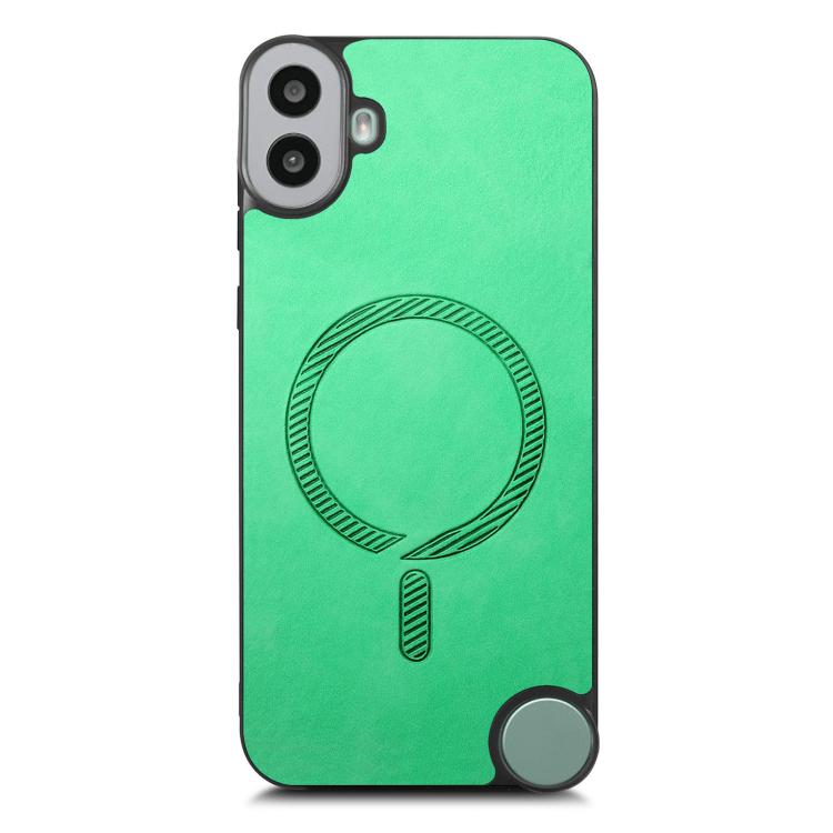 Retro Magsafe Magnetic PU Back Cover Phone Case, Compatible with Nothing CMF Phone 1