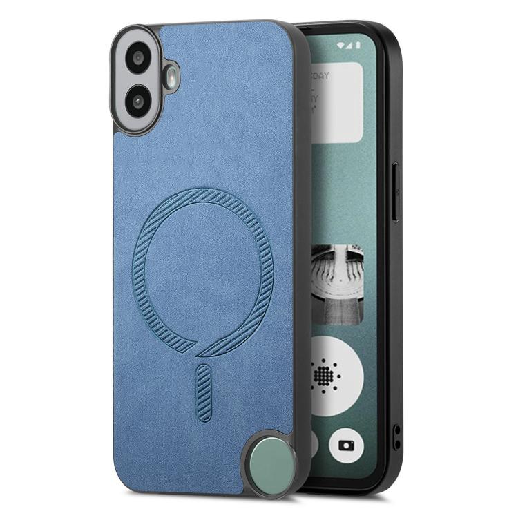 Retro Magsafe Magnetic PU Back Cover Phone Case, Compatible with Nothing CMF Phone 1
