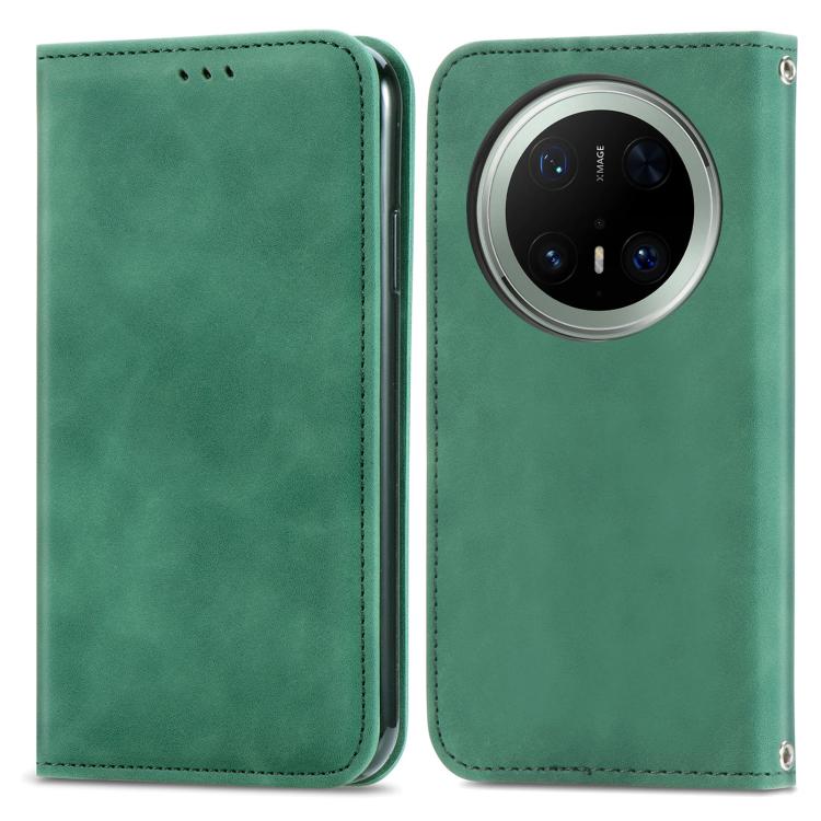 Retro Skin Feel Magnetic Flip Leather Phone Case, Compatible with Huawei Mate 70 Pro+