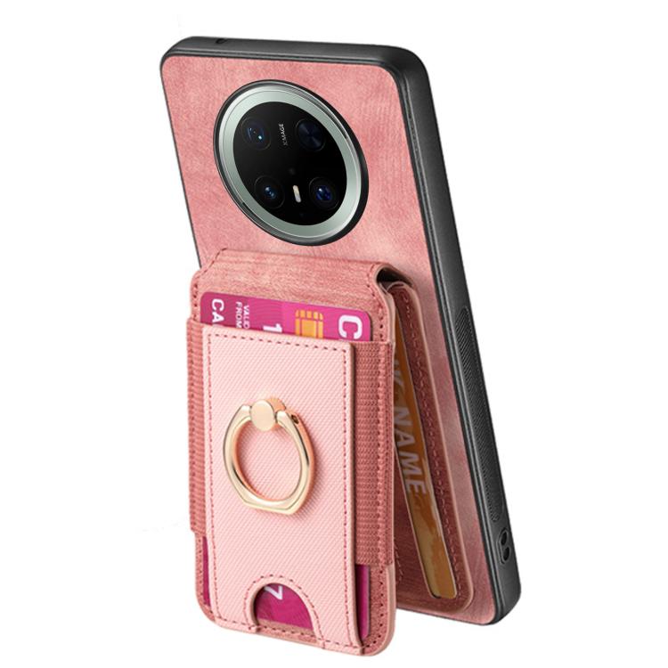 Retro Splitable Magnetic Stand Card Bag Leather Phone Case, Compatible with Huawei Mate 70