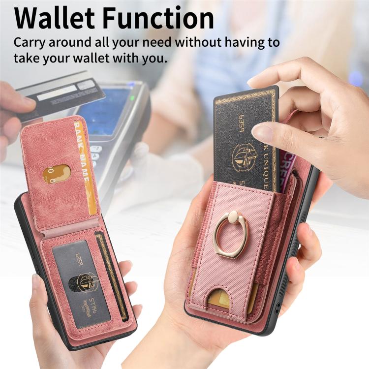 Retro Splitable Magnetic Stand Card Bag Leather Phone Case, Compatible with Huawei Mate 70