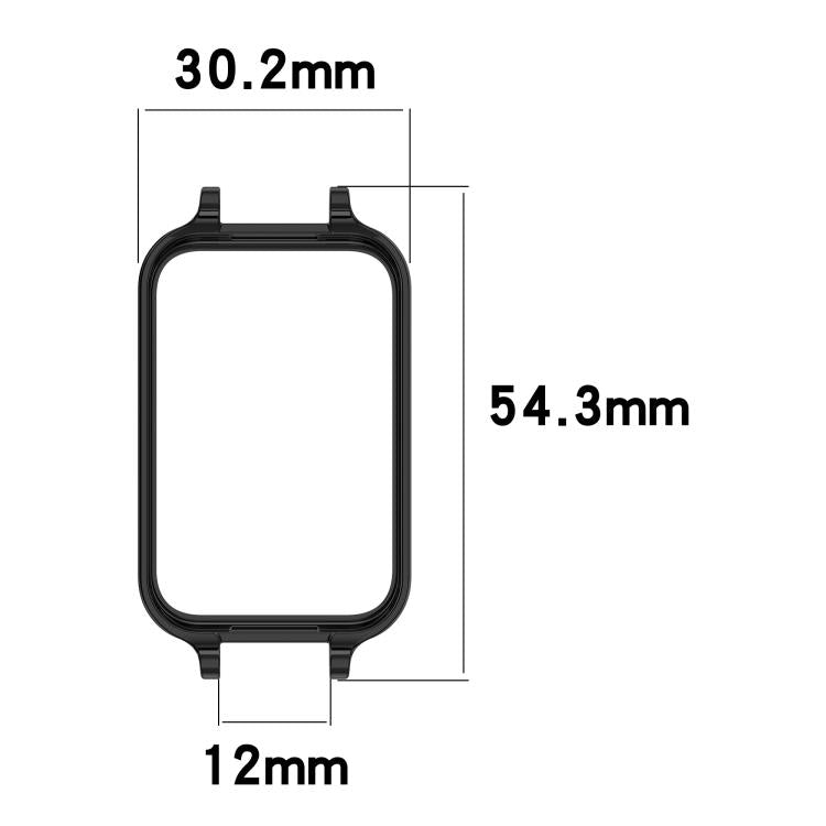 PC Ear Half Coverage Hollow Watch Protective Case, Compatible with Honor Band 10