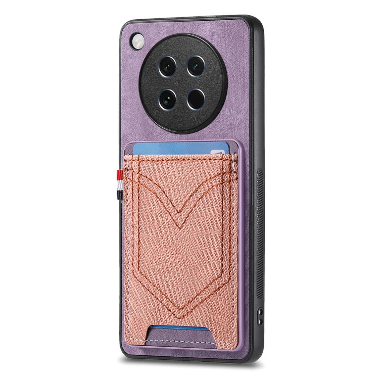 Denim Texture Leather Skin Phone Case with Card Slot, Compatible with OPPO Find X8s