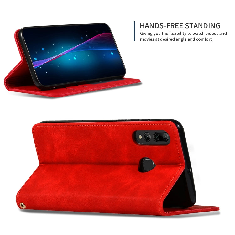 Retro Skin Feel Business Magnetic Horizontal Flip Leather Case for Huawei P Smart 2019 & P Smart Plus 2019 & Mate 30 Lite