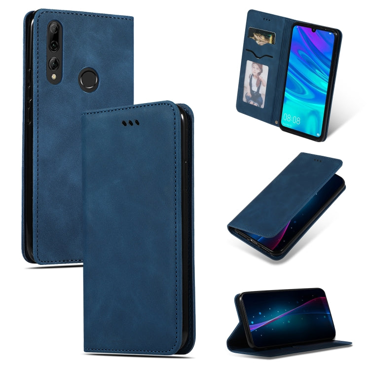 Retro Skin Feel Business Magnetic Horizontal Flip Leather Case for Huawei P Smart 2019 & P Smart Plus 2019 & Mate 30 Lite