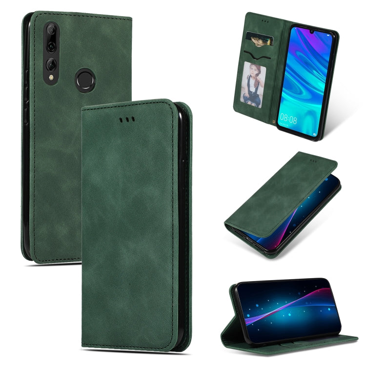 Retro Skin Feel Business Magnetic Horizontal Flip Leather Case for Huawei P Smart 2019 & P Smart Plus 2019 & Mate 30 Lite