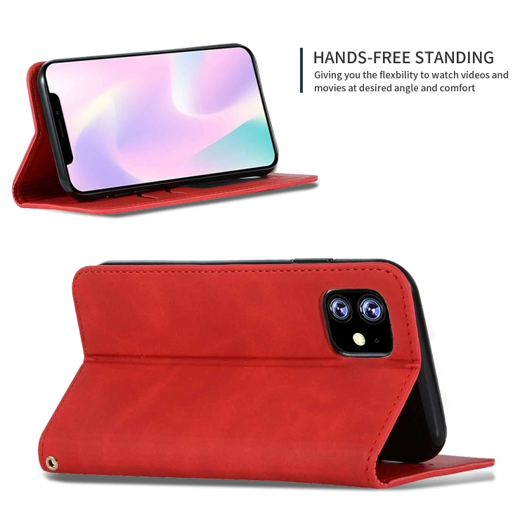 Retro Skin Feel Business Magnetic Horizontal Flip Leather Case for iPhone XIR 2019