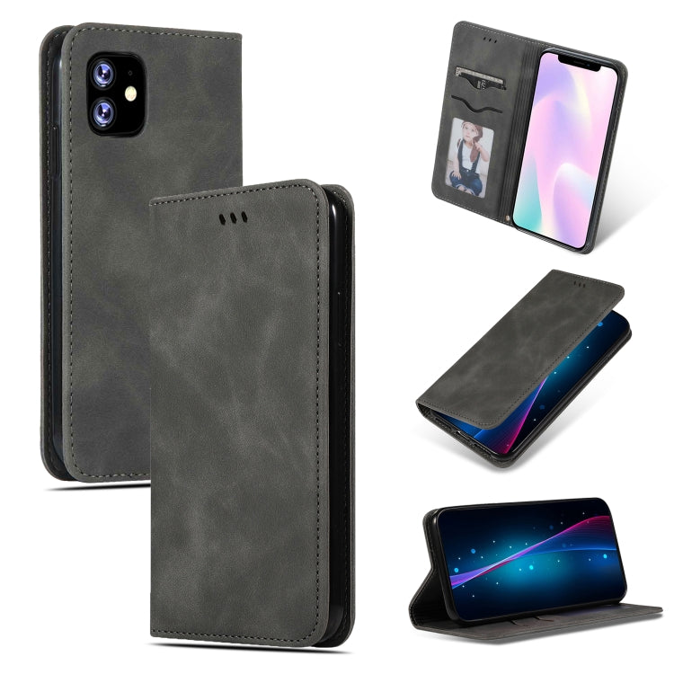 Retro Skin Feel Business Magnetic Horizontal Flip Leather Case for iPhone XIR 2019