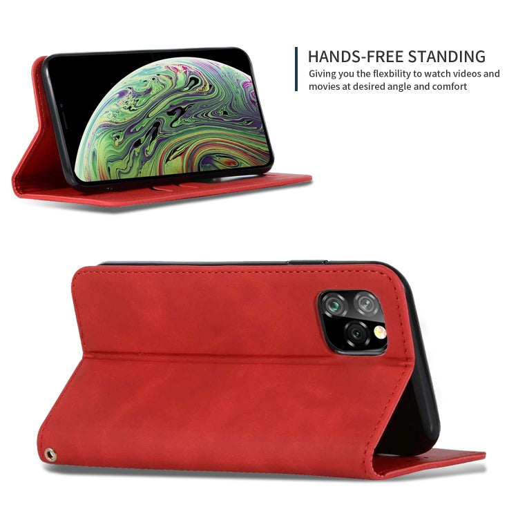 Retro Skin Feel Business Magnetic Horizontal Flip Leather Case for iPhone XI MAX 2019