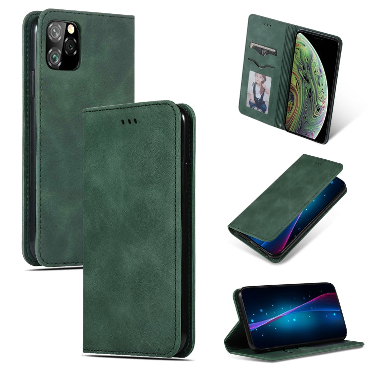 Retro Skin Feel Business Magnetic Horizontal Flip Leather Case for iPhone XI MAX 2019