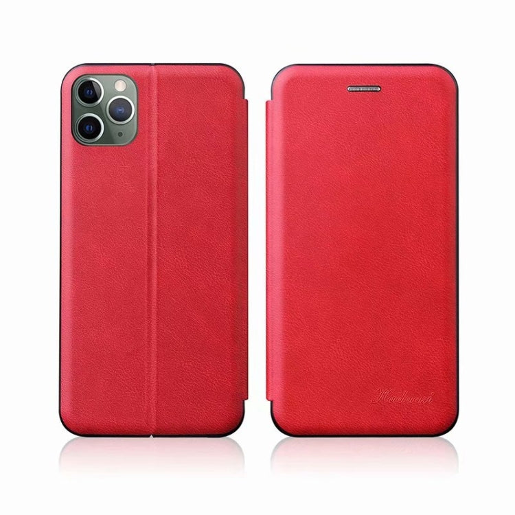 For iPhone 11 Pro Max TPU+PU Integrated Voltage Magnetic Card Holder Retro Leather Case