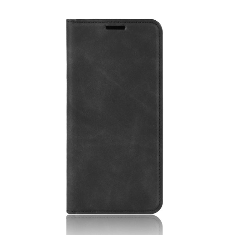 For OPPO Realme 6 Pro Retro-skin Business Magnetic Suction Leather Case with Holder & Card Slots & Wallet