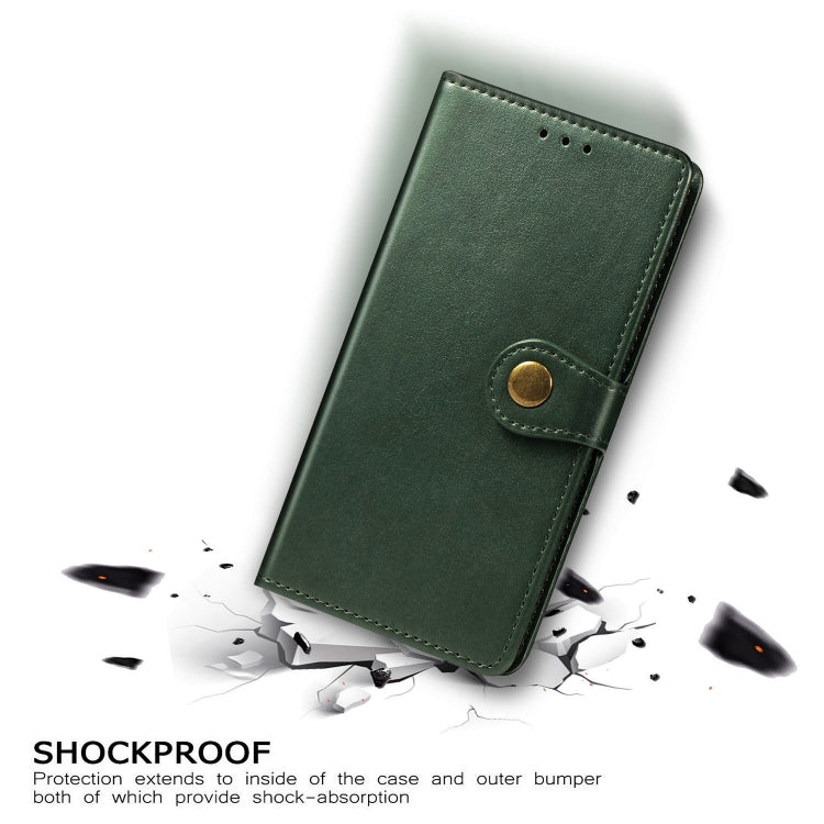For OPPO Find X2 Retro Solid Color Leather Buckle Phone Case with Lanyard & Photo Frame & Card Slot & Wallet & Stand Function