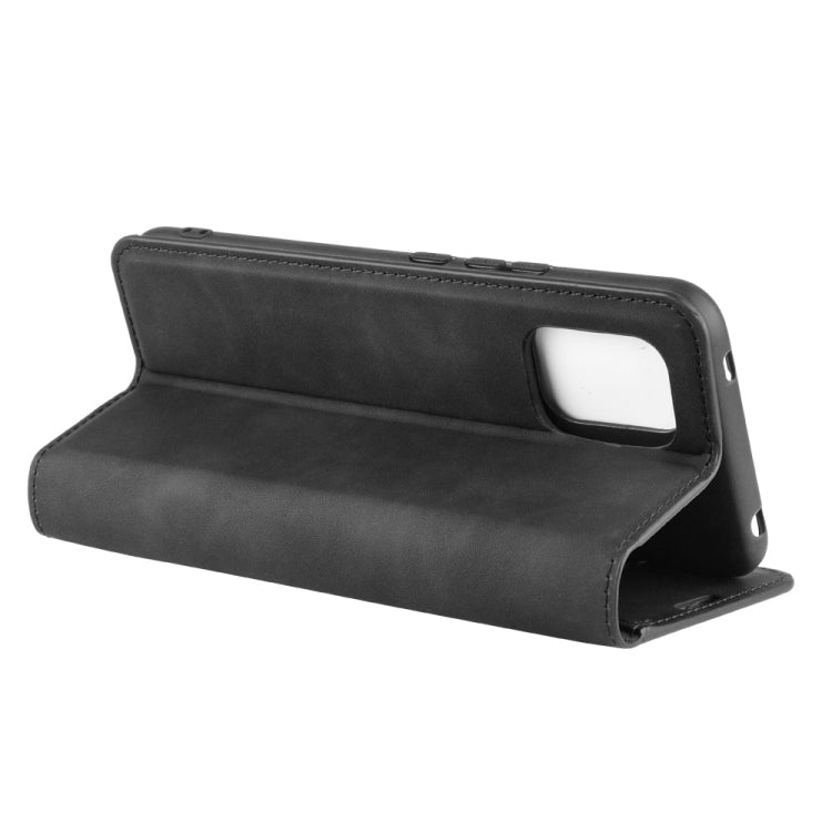 For Xiaomi Mi Note 10 Lite 5g Retro-skin Business Magnetic Suction Leather Case with Holder & Card Slots & Wallet