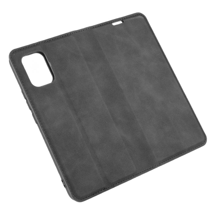 For Xiaomi Mi Note 10 Lite 5g Retro-skin Business Magnetic Suction Leather Case with Holder & Card Slots & Wallet