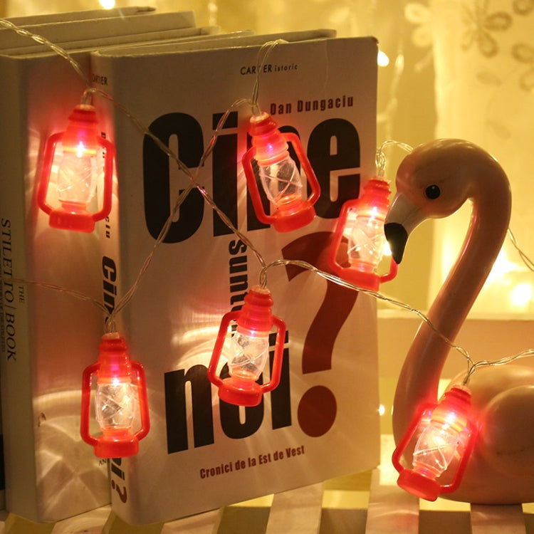 Retro Kerosene Lamp LED Lights String Bedroom Decoration, 3m 20 Lights LEDs