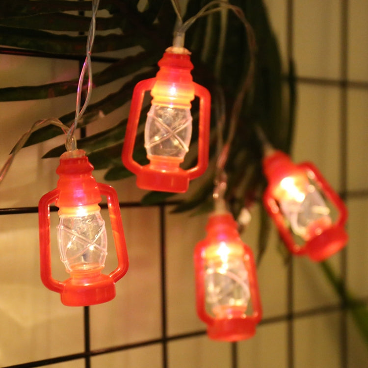 Retro Kerosene Lamp LED Lights String Bedroom Decoration, 3m 20 Lights LEDs
