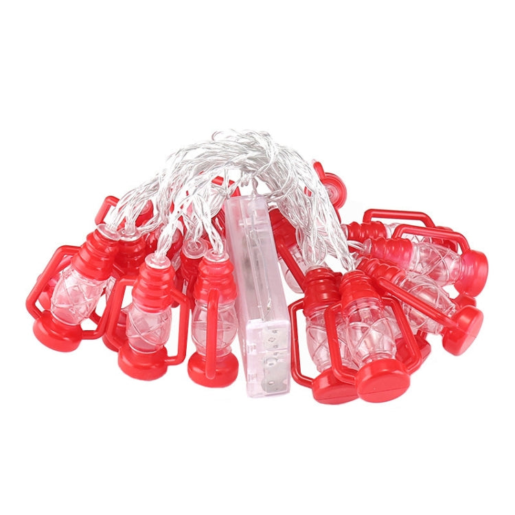 Retro Kerosene Lamp LED Lights String Bedroom Decoration, 3m 20 Lights LEDs