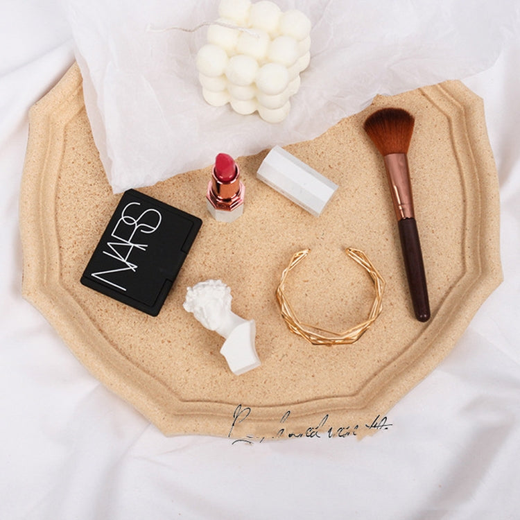 Retro Wooden Jewelry Tray Home Homestay Decorative Ornaments Photo Props, Flower Shape