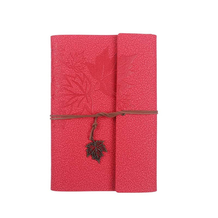 PU Maple Retro Straps Handbook Loose-leaf Notebook, A7