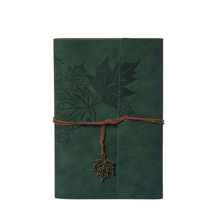PU Maple Retro Straps Handbook Loose-leaf Notebook, A7