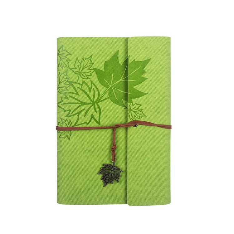 PU Maple Retro Straps Handbook Loose-leaf Notebook, A6