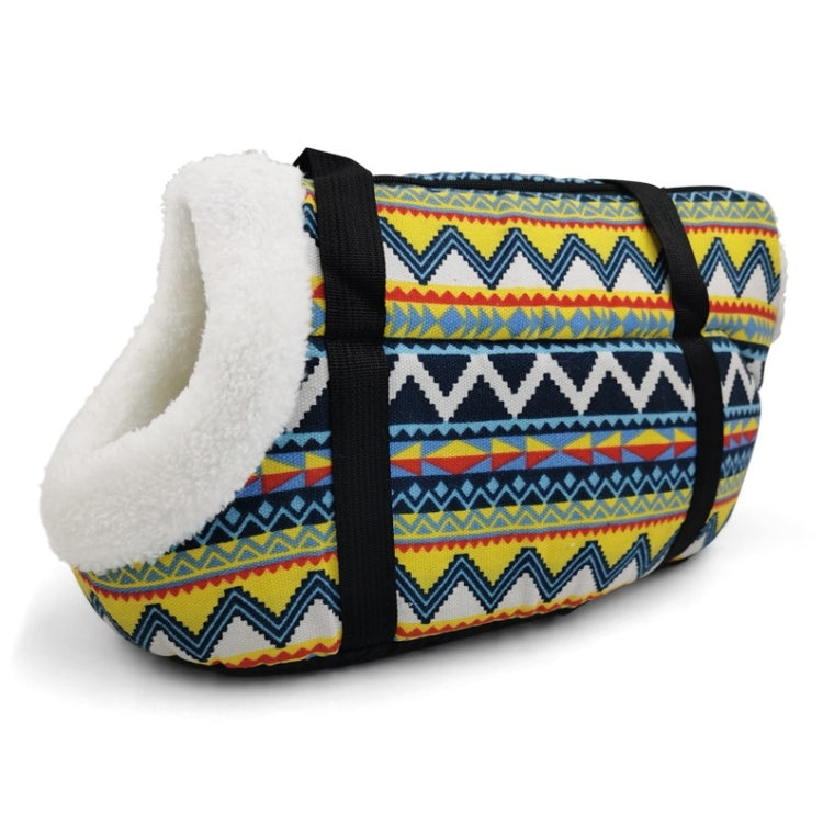 Retro Pet Carrying Bag Comfortable & Breathable Backpack For Cats And Dogs, S 45x21x22cm