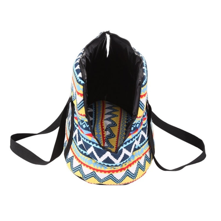 Retro Pet Carrying Bag Comfortable & Breathable Backpack For Cats And Dogs, S 45x21x22cm