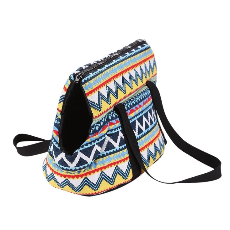 Retro Pet Carrying Bag Comfortable & Breathable Backpack For Cats And Dogs, S 45x21x22cm