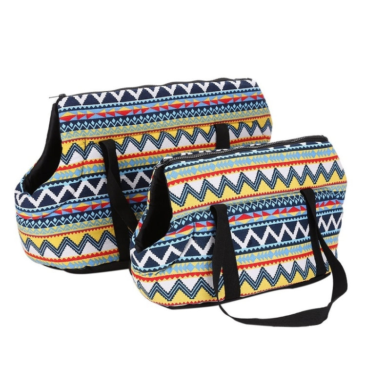 Retro Pet Carrying Bag Comfortable & Breathable Backpack For Cats And Dogs, S 45x21x22cm