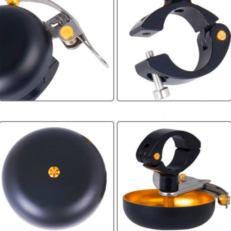 Bicycle Retro Brass Bell Clear Voice, Bicycle Brass Bell(Black)