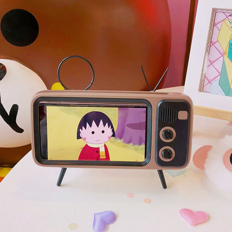 Retro Desktop Lazy Live TV Phone Holder compatible with 4.7~6.2 inch Display Mobile Phone, Only Holder