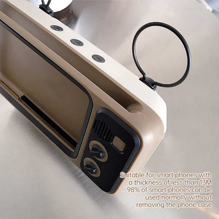 Retro Desktop Lazy Live TV Phone Holder compatible with 4.7~6.2 inch Display Mobile Phone, Only Holder