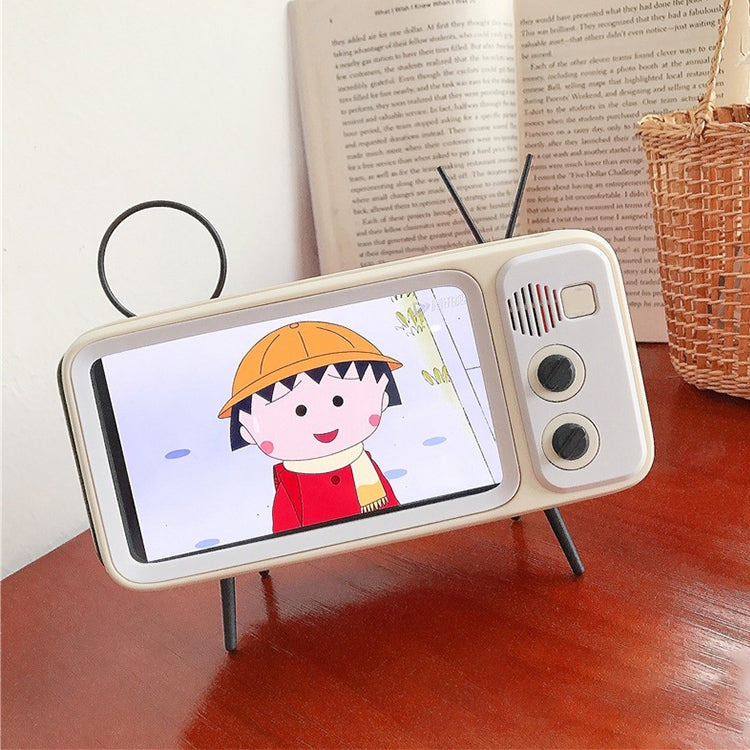 Retro Desktop Lazy Live TV Phone Holder compatible with 4.7~6.2 inch Display Mobile Phone, Only Holder