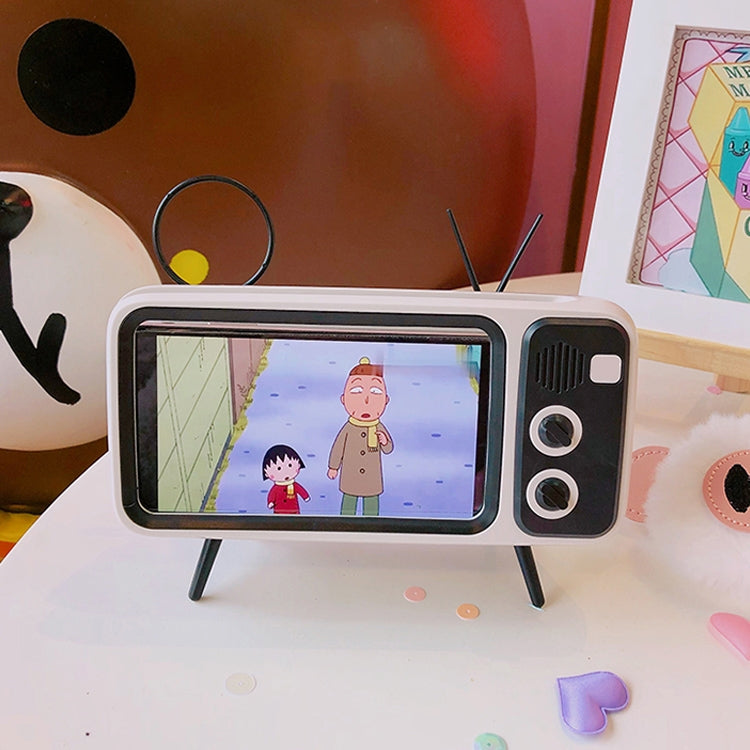 Retro Desktop Lazy Live TV Phone Holder compatible with 4.7~6.2 inch Display Mobile Phone, Only Holder