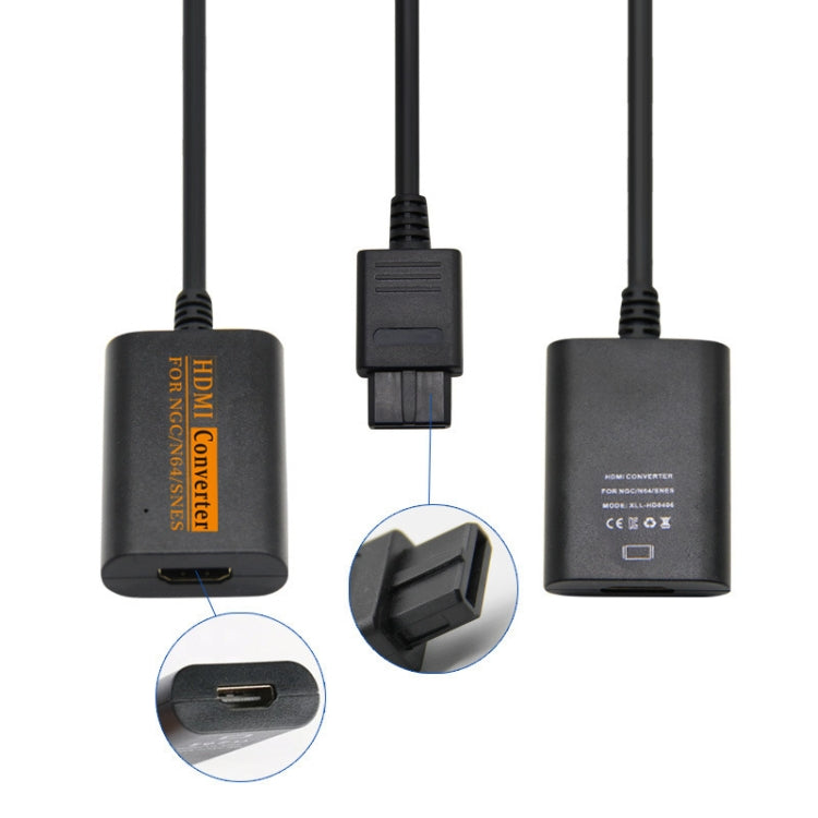 720P Retro Game Console Video Converter HDMI Converter compatible with NGC/N64/SNES/SFC