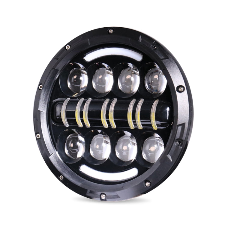 7 Inch Motorcycle Retro Modified Headlights Day Trip LED Far Near Beam Lights Compatible with Wrangler / Harley, Day Trip LED Far Near Beam Lights
