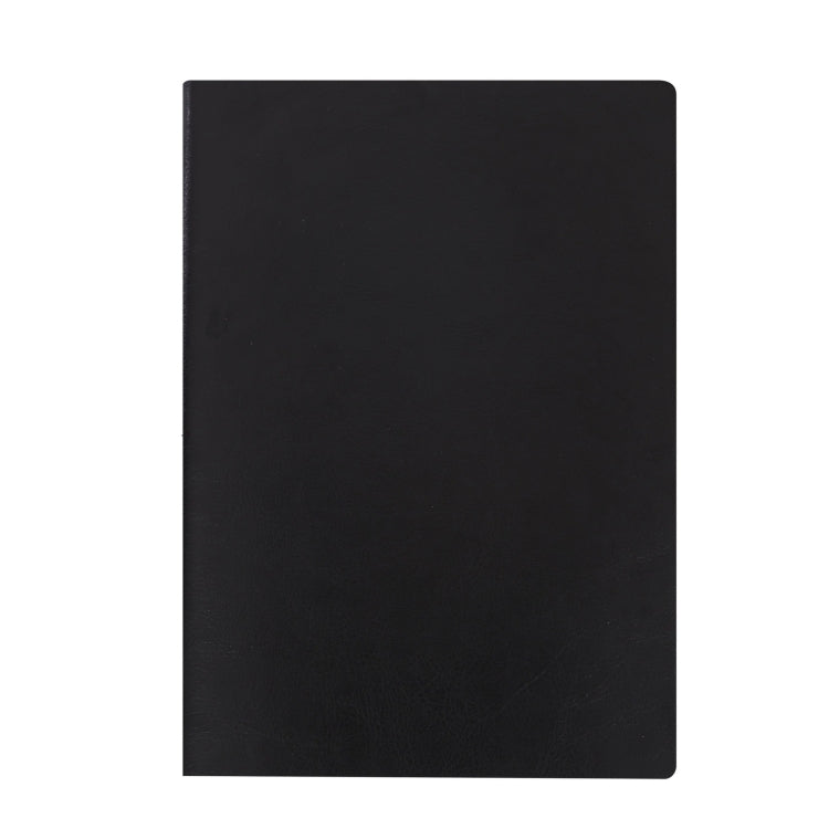 Imitation Leather Business Notebook Retro Notebook, Black A5