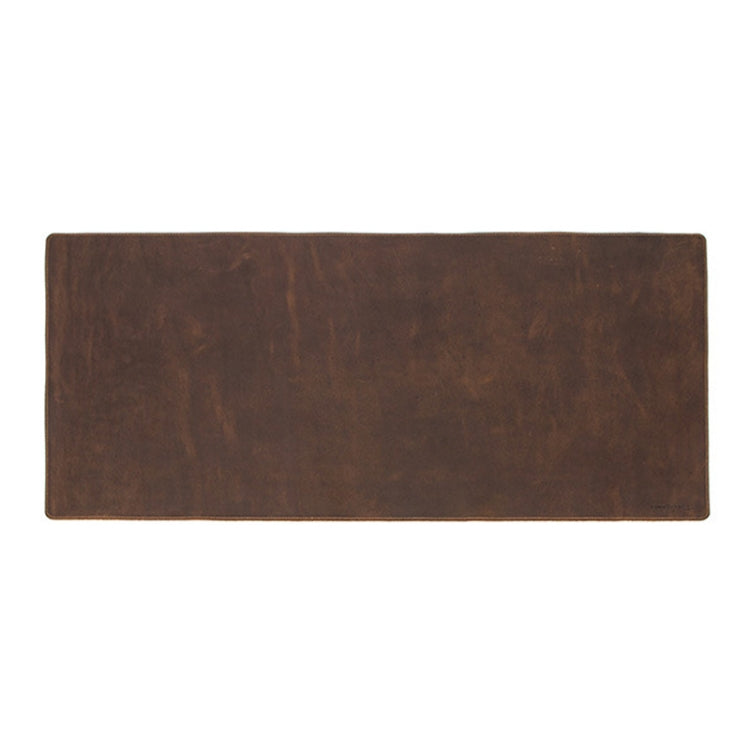 CF9011 Desk Pad Retro Crazy Horse Leather Notebook Computer Mouse Pad Oversized Anti-Slip Desktop Computer Desk Leather Pad