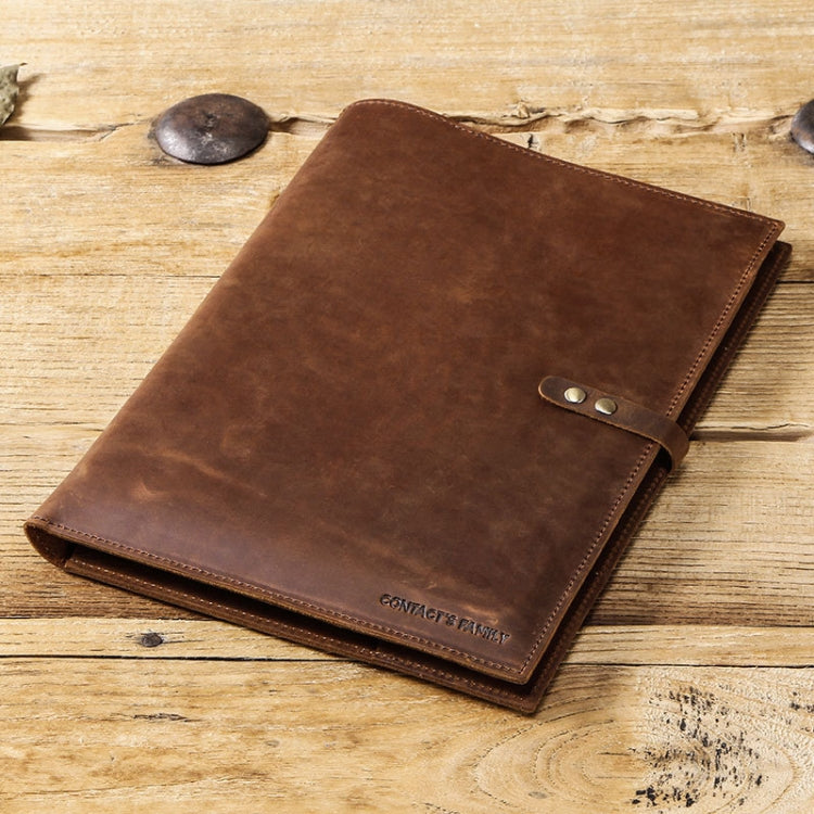CONTACTS FAMILY CF2002 Retro Crazy Horse Texture Multifunctional Protective Cover Leather Case compatible with iPad Pro 12.9 2020 / 2021 / 2018