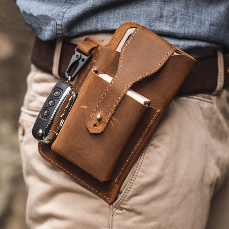 6543 Men Retro Sports Mobile Phone Belt Bag Waist Bag