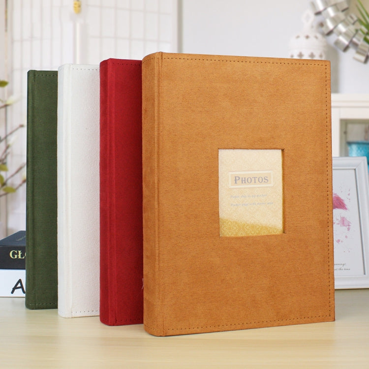 4R 6 Inch 300 Sheets Cloth Photo Album Retro Insert Photo Album Postcard Storage Photo Album