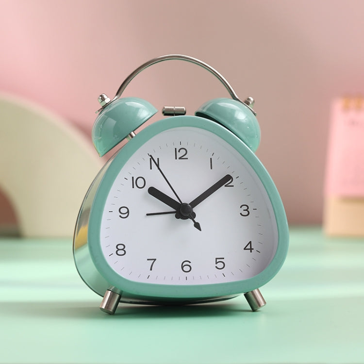Student Metal Retro Digital Alarm Clock With Light, Red, Green, Black