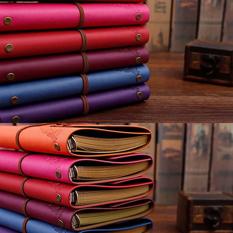 Skirts Beauty Hand Account Book Diary Book Retro Notepad, Small Purple