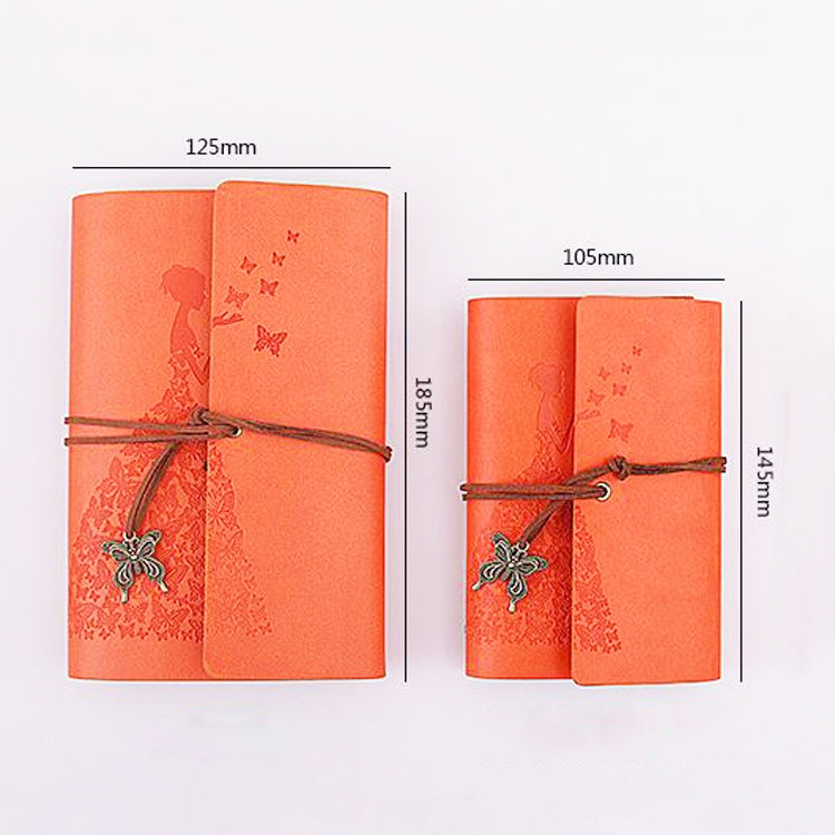 Skirts Beauty Hand Account Book Diary Book Retro Notepad, Large Pink