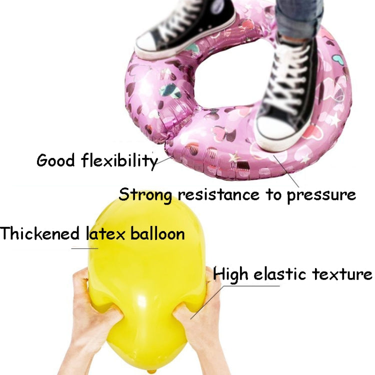 10 PCS Space Aluminum Film Balloon Children Decorate Birthday Party Decoration Balloons,Style:, Retro Plane