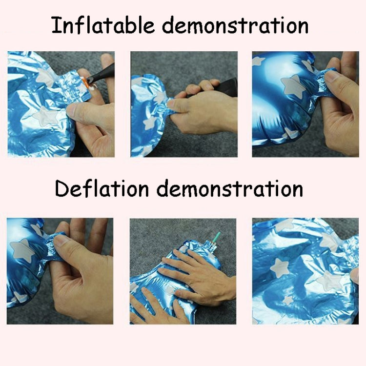 10 PCS Space Aluminum Film Balloon Children Decorate Birthday Party Decoration Balloons,Style:, Universe