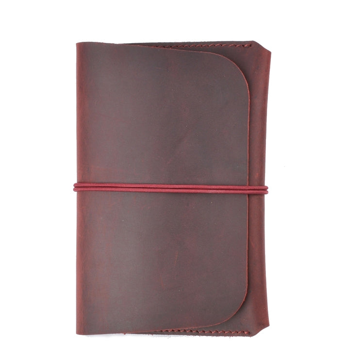 Crazy Horse Skin Passport Bag Document Holder Retro Boarding Pass Wallet Card Holder