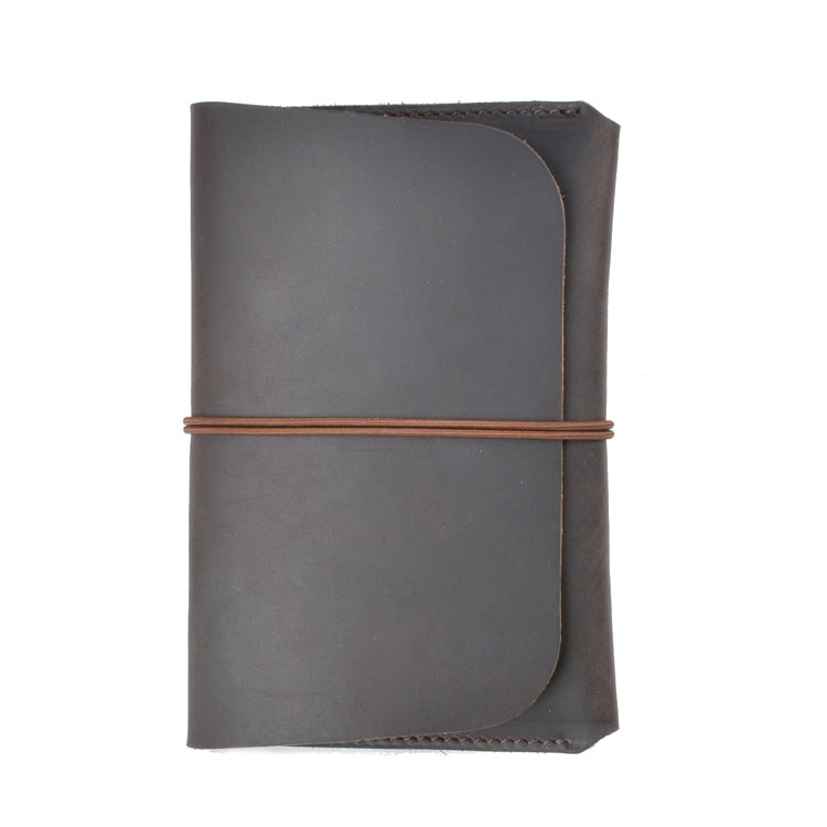 Crazy Horse Skin Passport Bag Document Holder Retro Boarding Pass Wallet Card Holder